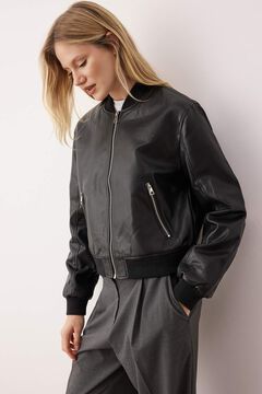 Trendyol Cazadora biker efecto piel