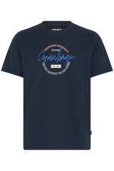 Blend PLUS Camiseta manga corta talla grande azul