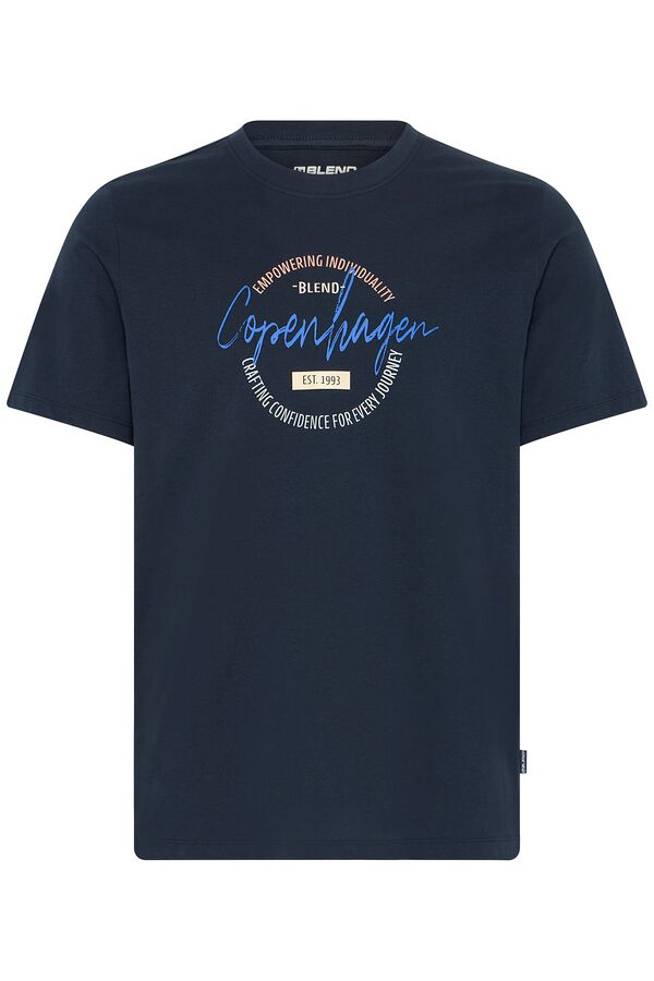 Blend PLUS Camiseta manga corta talla grande azul