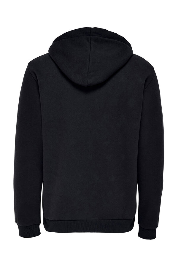 Only & Sons Sweatshirt com fecho-&eacute;clair azul