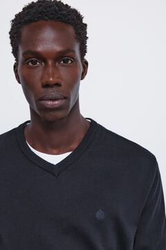 Springfield Osnovni džemper sa V-izrez kragna