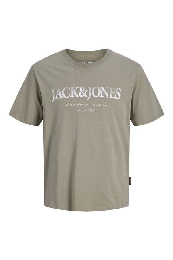 Jack & Jones Short sleeve T-shirt with logo grey