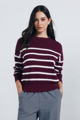 Springfield Pull de coton rayures rouge
