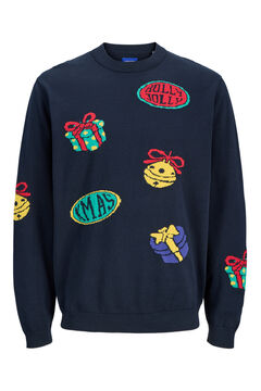 Jack & Jones Junior Su&eacute;ter de Natal malha