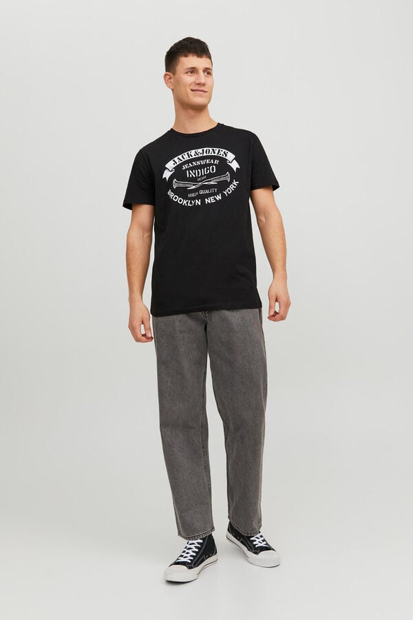 Springfield T-shirt fit padrão preto