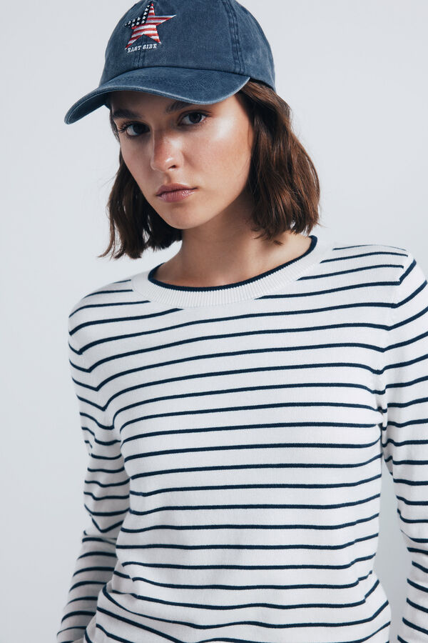 Springfield Fine jersey with buttons and cuffs mink