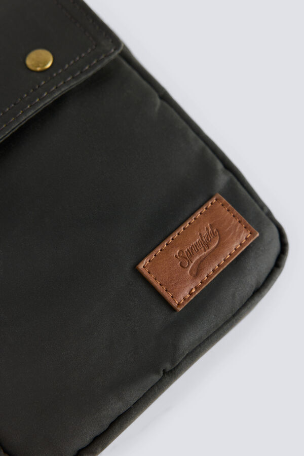 Springfield Green small crossbody bag printed