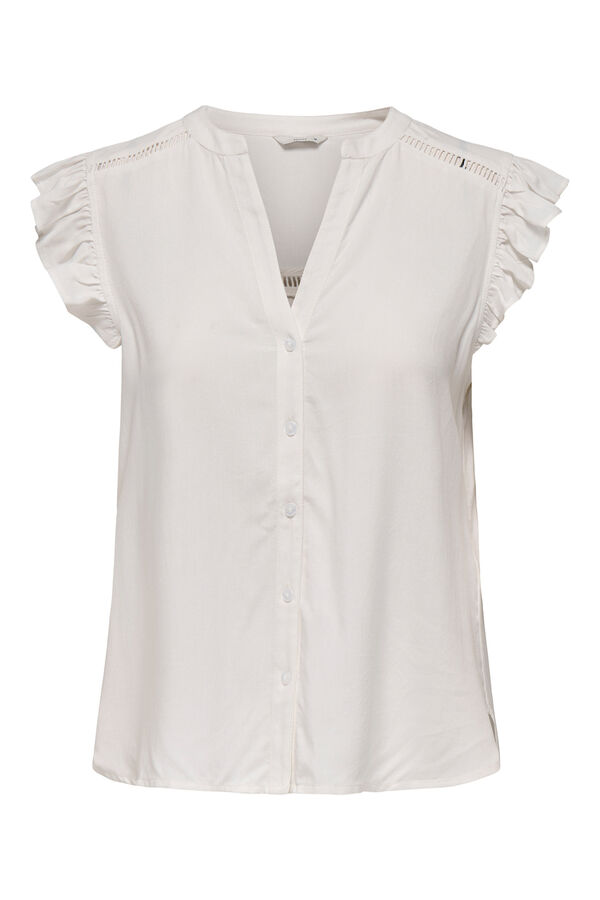 Only Sleeveless blouse blanc
