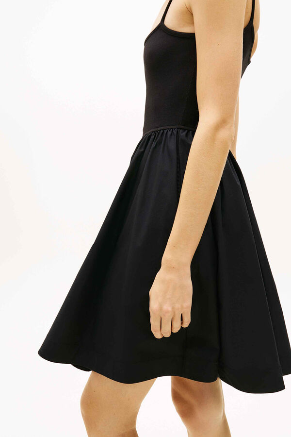 Tommy Jeans Vestido mini de tirantes negro