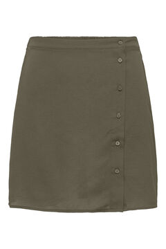 Springfield Buttons mini skirt dark gray
