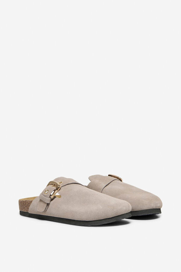 Only Leather clogs blue