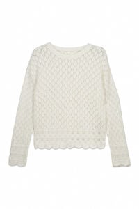 Springfield Pointelle jersey-knit jumper