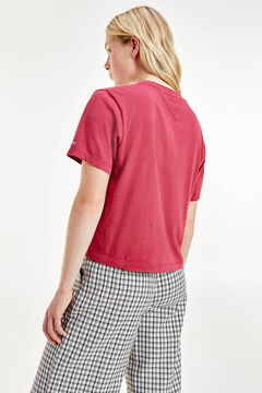 Springfield Camiseta de manga corta y classic fit. Short sleeve classic fit T-shirt. rojo
