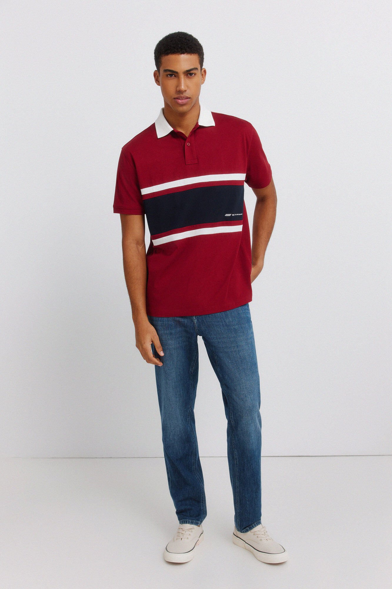 Springfield Dark ultralight wash slim fit jeans