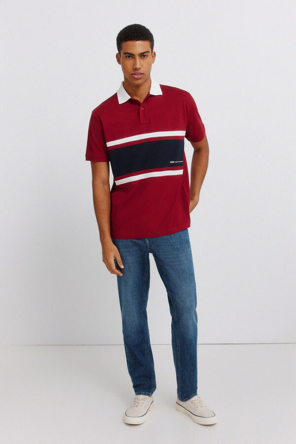 Springfield Dark ultralight wash slim fit jeans blue