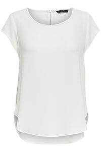 Only Camiseta lisa fluida