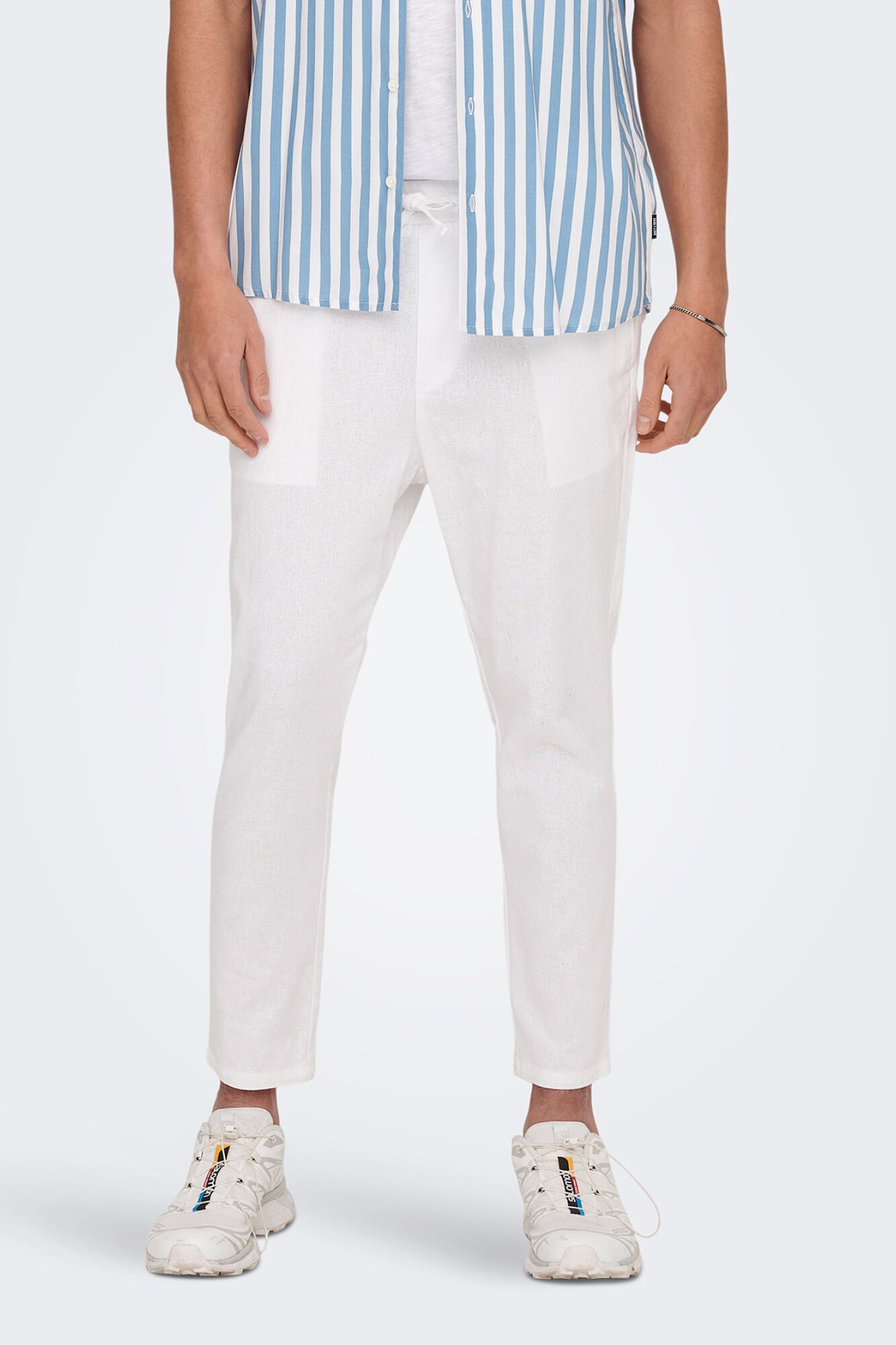 Only & Sons Cal&ccedil;a de linho