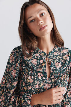 Springfield Blusa estampada lace