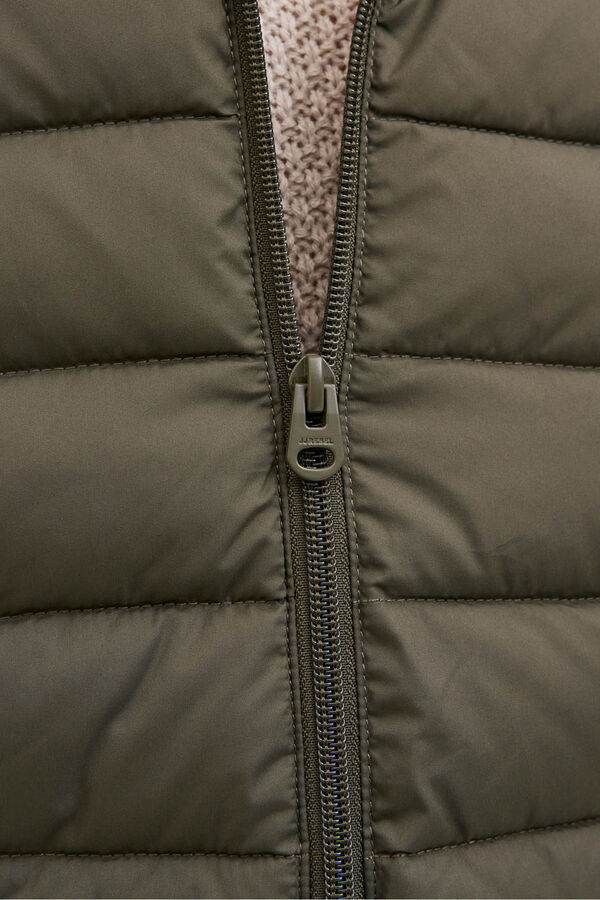 JJ REBEL Chaleco acolchado ligero verde