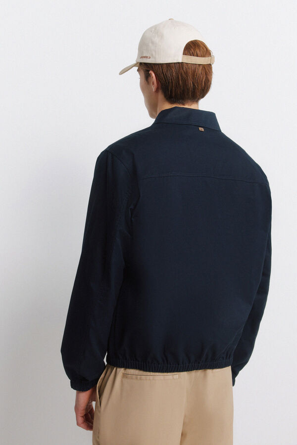 Springfield Cotton lightweight jacket blue