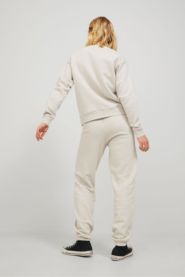 Jack & Jones Sudadera regular cuello redondo gris