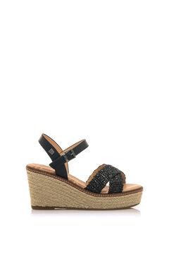Springfield Claire wedge sandal black