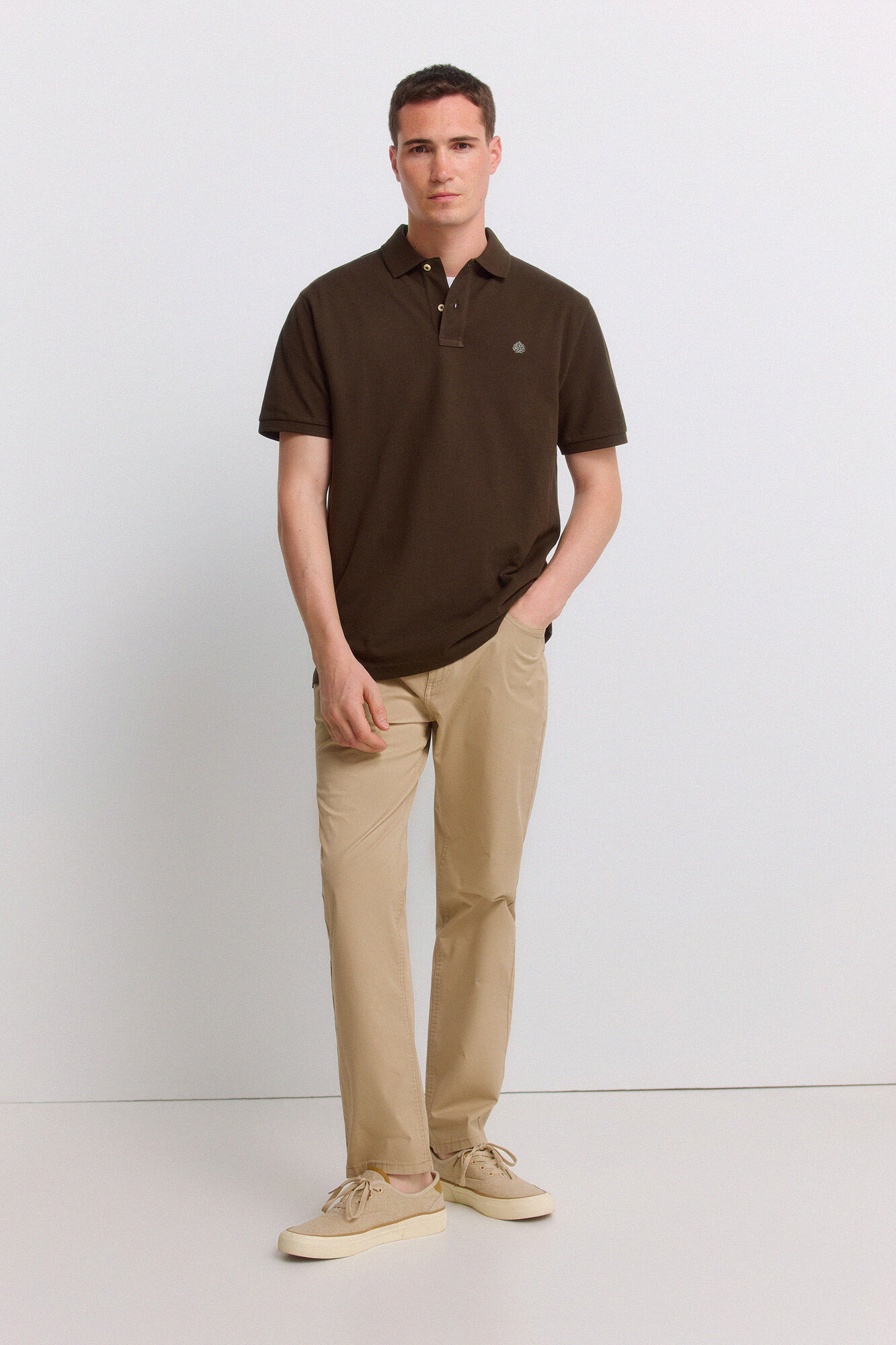 Springfield Polo piqu&eacute; basico Springfield regular fit