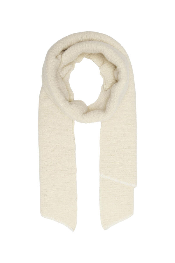 Springfield Jersey-knit scarf white