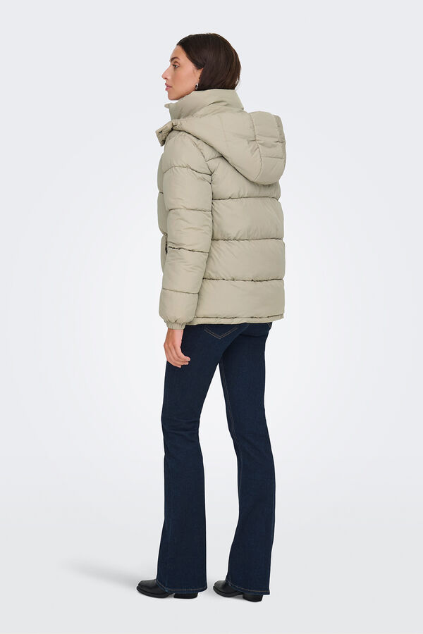 JDY Coat puffer grey