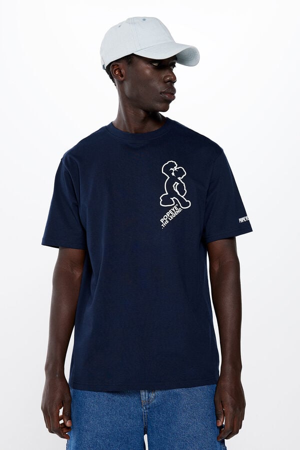 Springfield T-shirt Popeye bleu