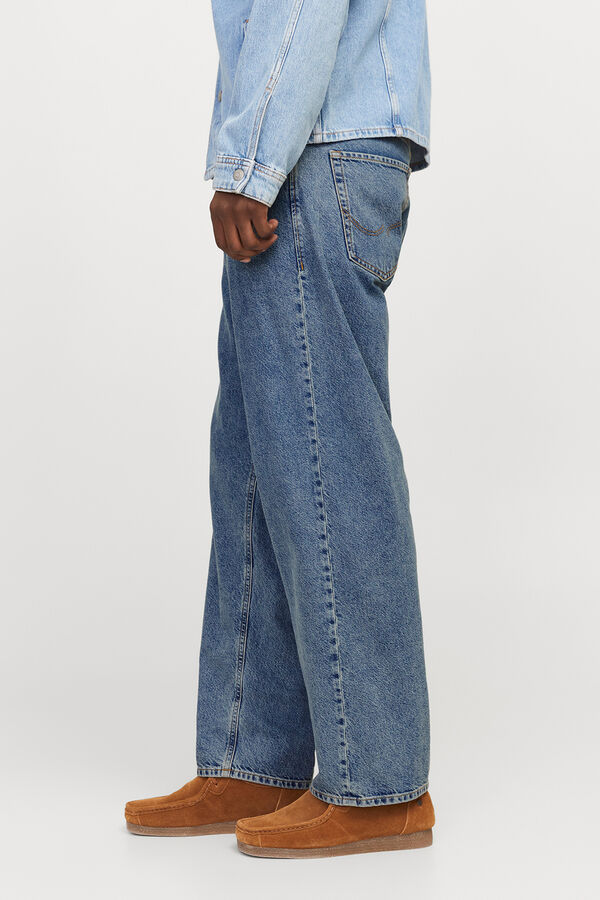 Jack & Jones Pantalon baggy fit bleu