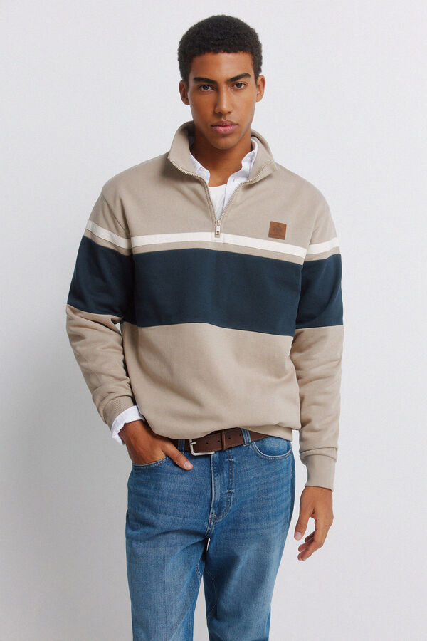 Springfield Medium wash regular fit jeans blue