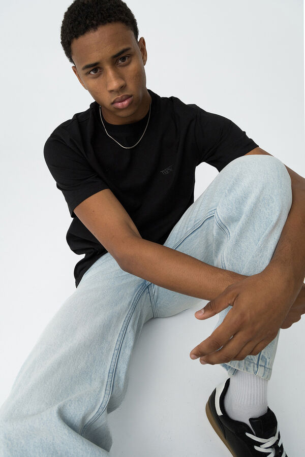 Tiffosi Young Camiseta Relaxed Con Logo TYCW black