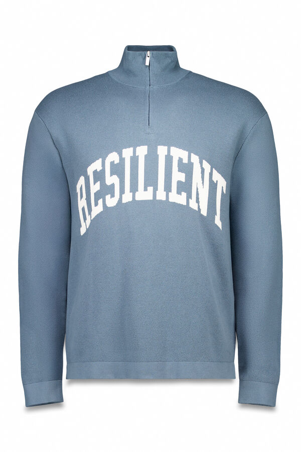 Springfield Trucker fashion jumper text nude