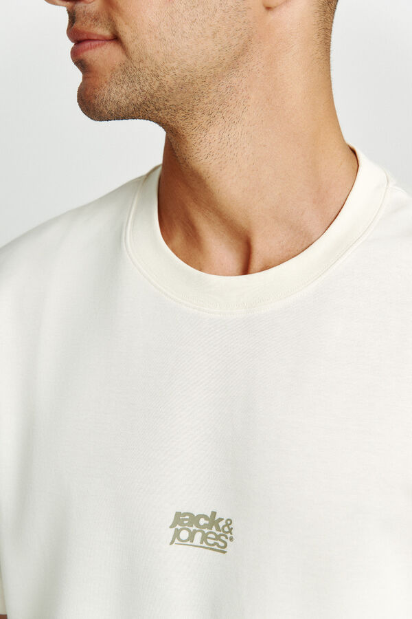 Jack & Jones Logo regular fit T-shirt brown