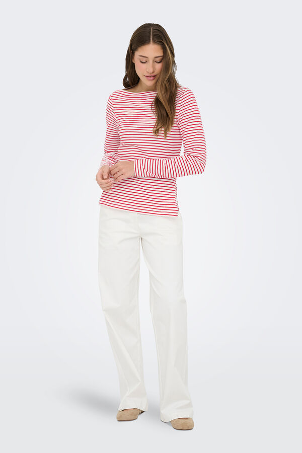 Only Long-sleeve T-shirt red