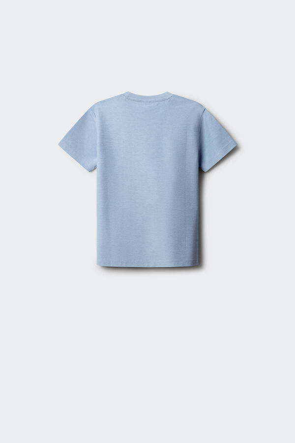 Springfield Kids Majica kratkih rukava od Oxford tkanine za dečake Plava