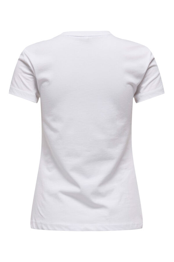 Only Kurz&auml;rmeliges T-Shirt mit Print mit Print