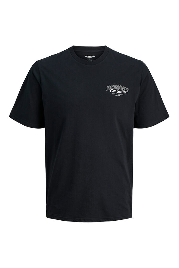 Jack & Jones Regular fit T-shirt Crna