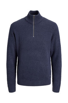 Jack & Jones Relaxed Rollkragenpullover Blau