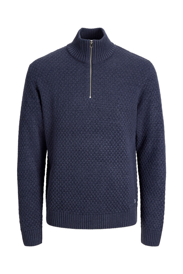 Jack & Jones Relaxed Rollkragenpullover Blau