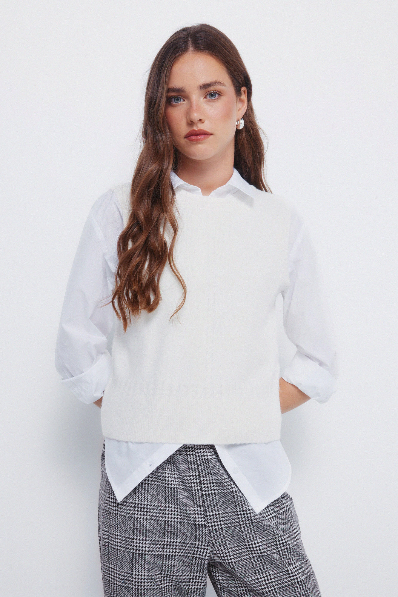 Springfield Prsluk pleten sa pletenicama