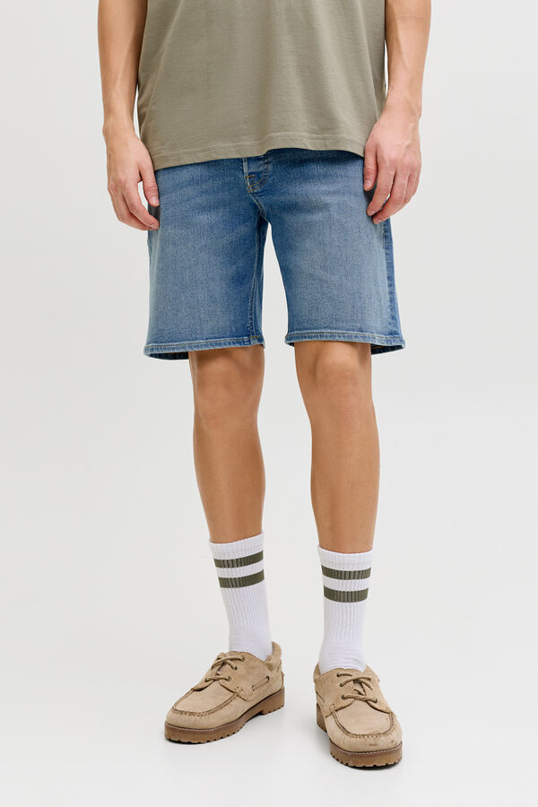 Jack & Jones Bermuda regular stone wash azul
