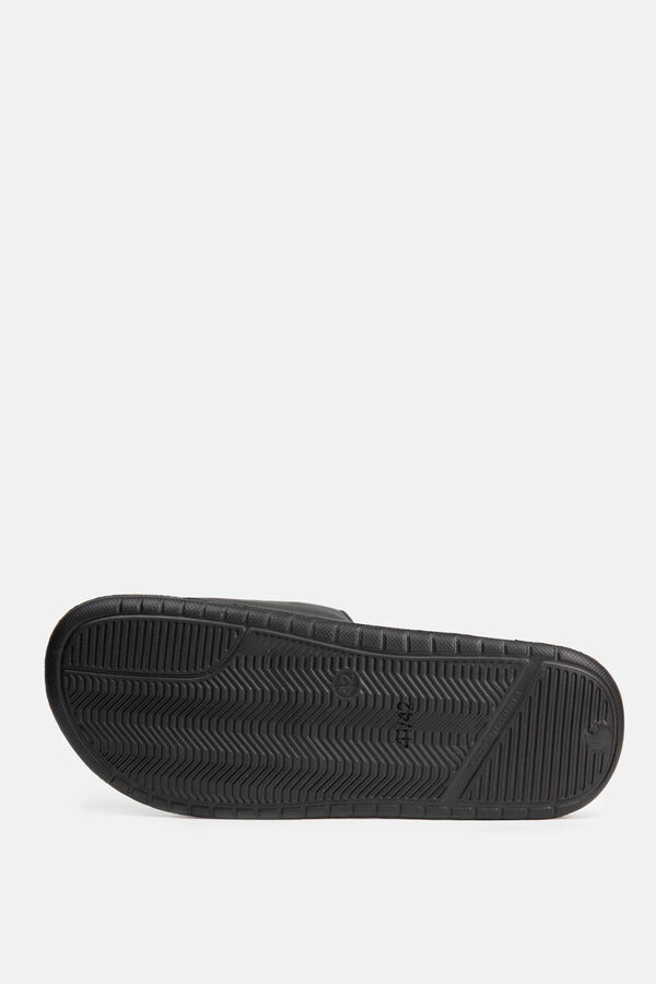 Izas Unisex slide sandals black