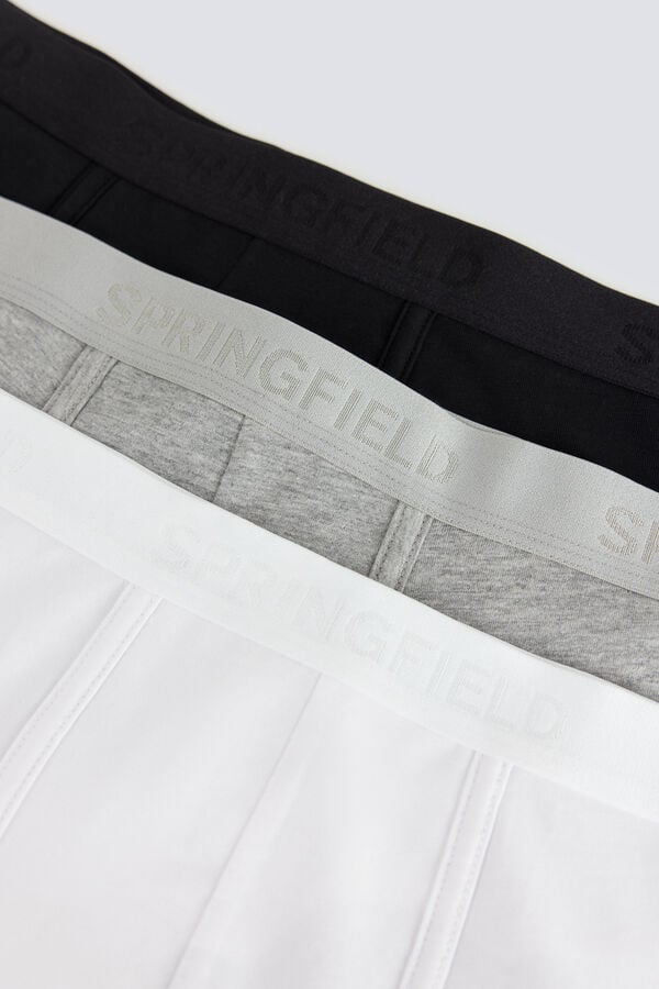 Springfield Pack 3 basic boxers grey