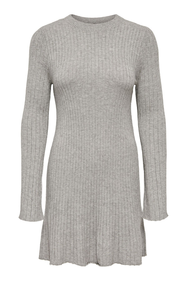 Only Vestido curto com manga compridas cinzento