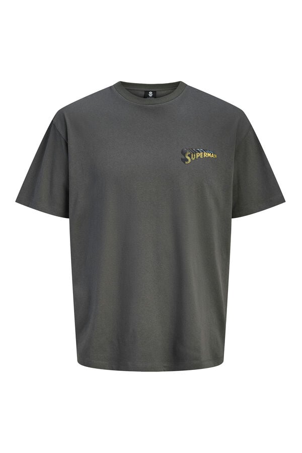 Jack & Jones Camiseta back print gris