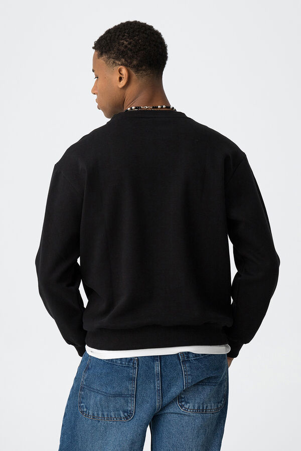 Tiffosi Young Sudadera Regular con logo negro