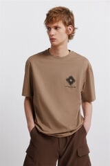 Springfield Majica sa na&scaron;ivcima Braon