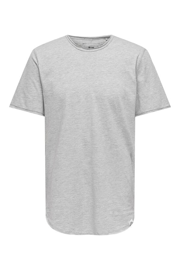 Springfield Short-sleeved T-shirt svetlosiva